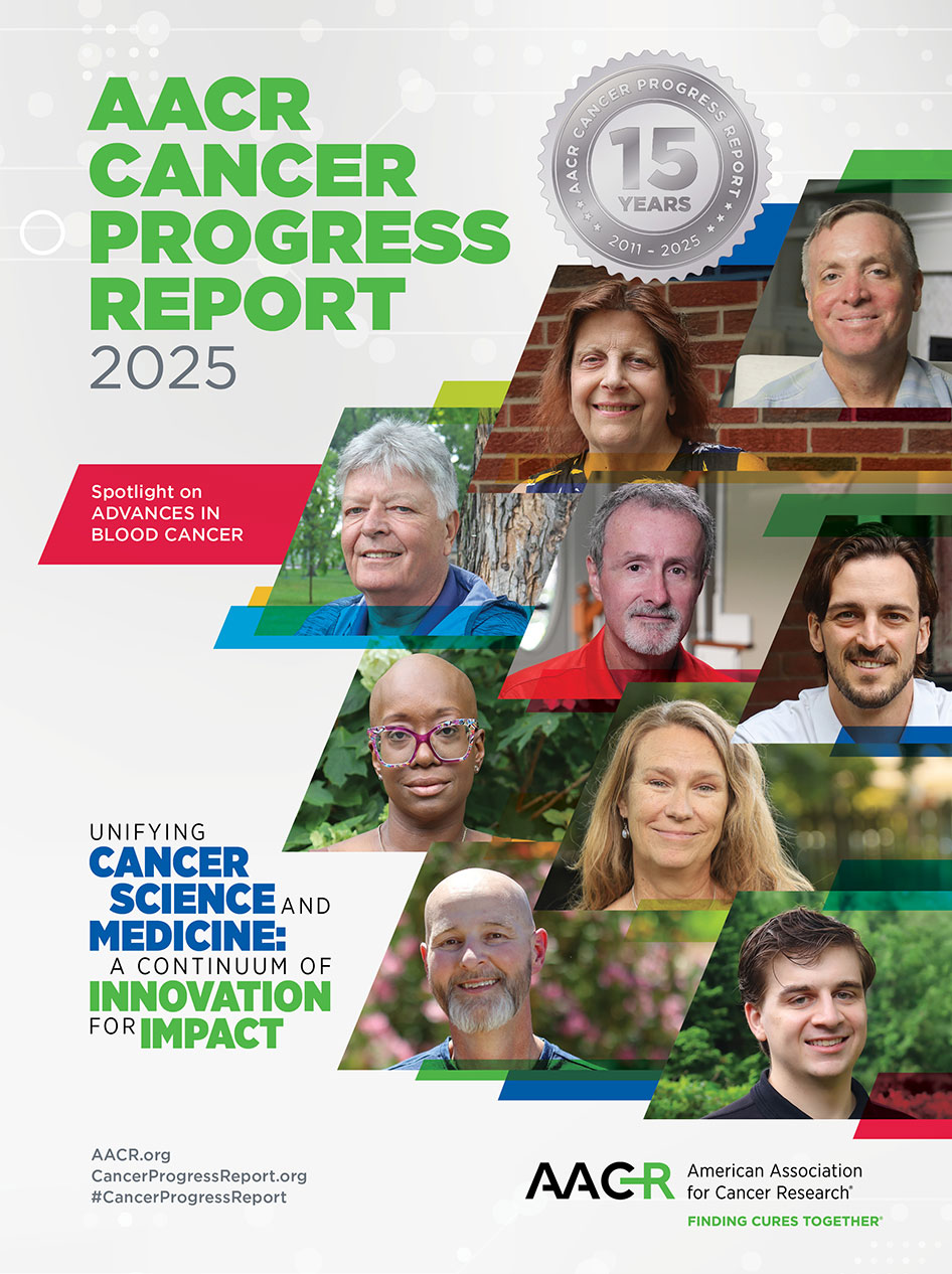 Cover of the AACR Cancer Progress Report 2025