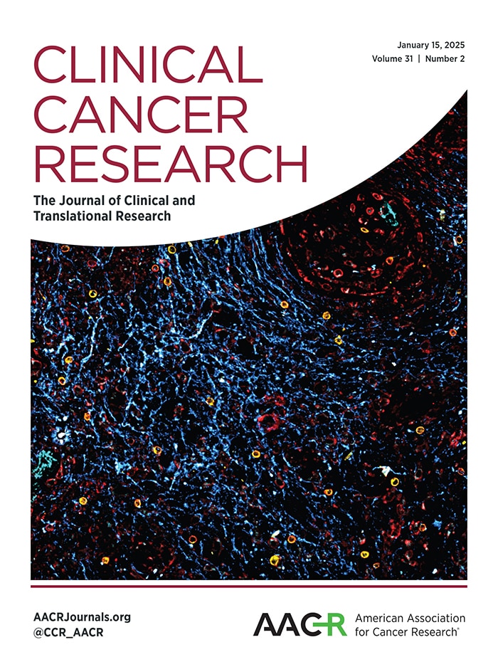 Clinical Cancer Research cover