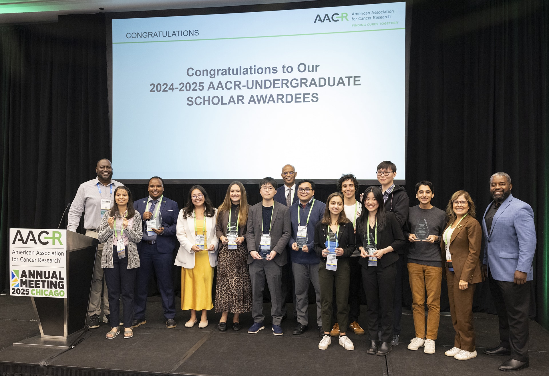 2024-2025 AACR Undergraduate Scholar Awardees