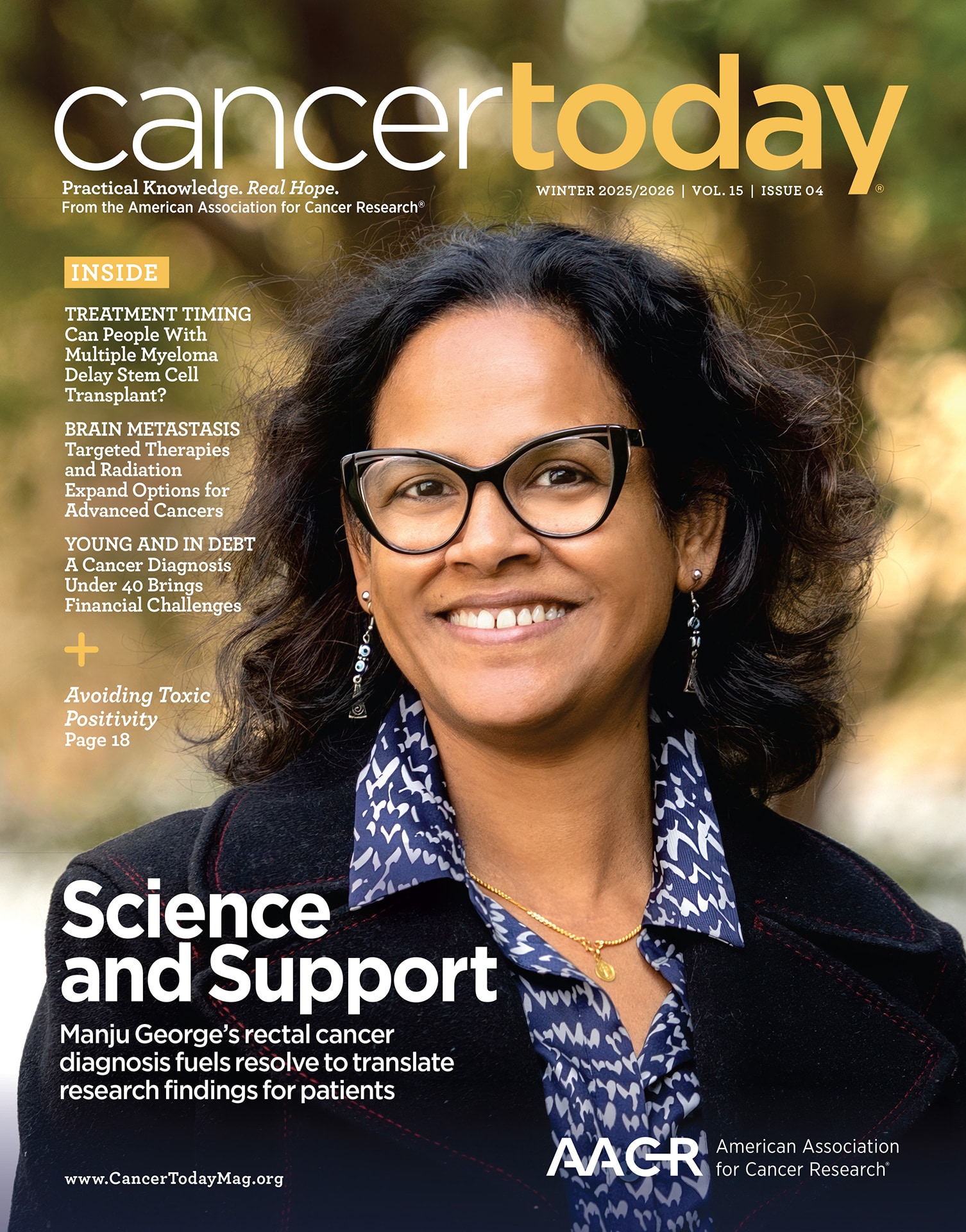 Cover of Cancer Today magazine