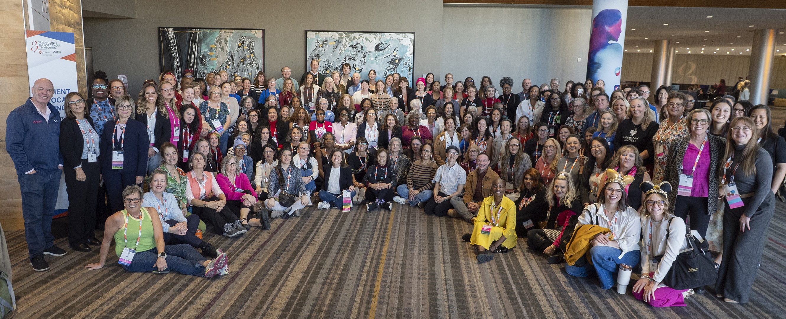 Patient advocates participating in the San Antonio Breast Cancer Symposium